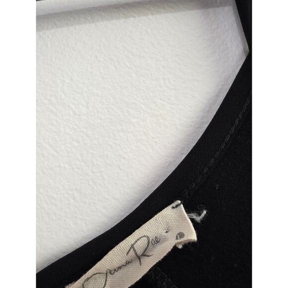 Olivia Rae Long Length Dress L Womens Black Stretch Classic Date Night Pullover - Picture 5 of 6